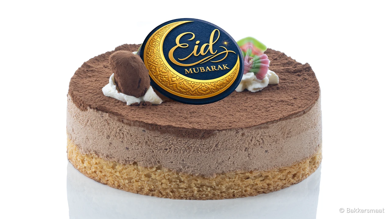 Eid Mubarak Chocolade truffeltaart