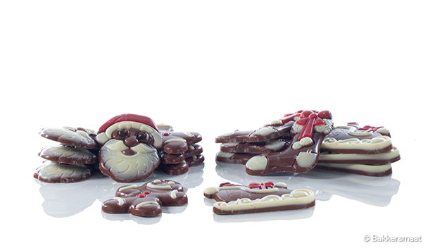 Kerstchocolade per doosje